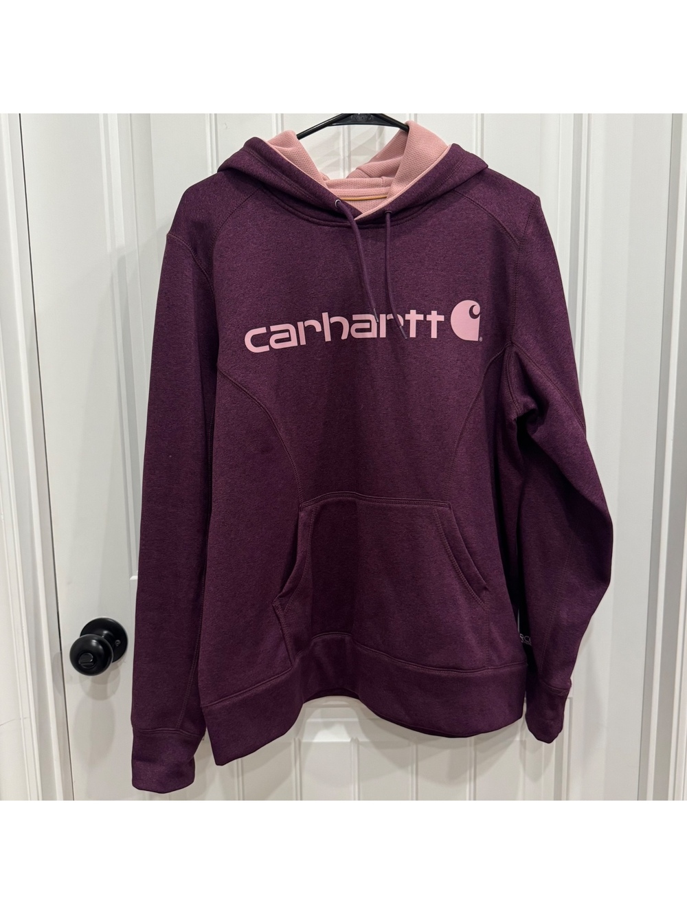 Carhartt Women's Pullover Hoodie Size L (12/14) Plum
